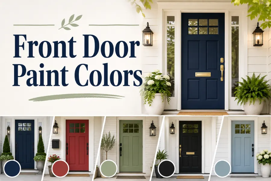 front door paint colors Styled to Glow the front door paint colors