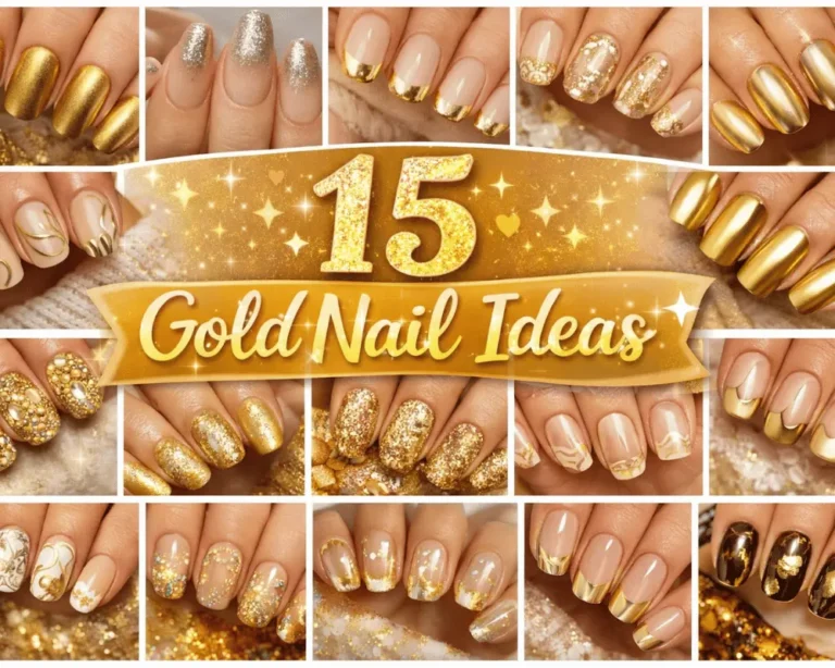 15 Stunning Gold Nail Ideas That Instantly Elevate Your Manicure