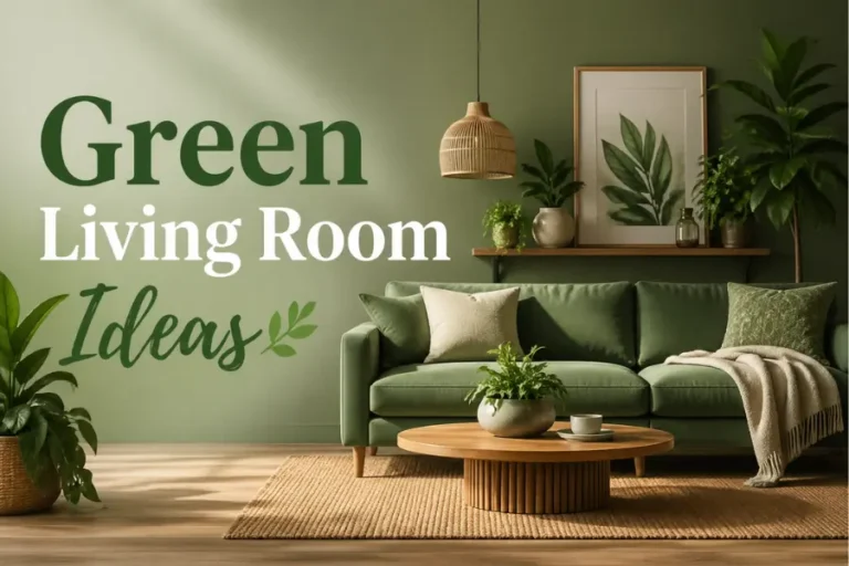 green living room ideas Styled to Glow 27 Green Living Room Ideas