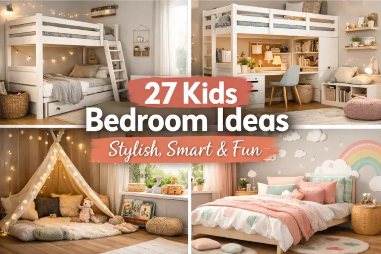 27 Kids Bedroom Ideas That Feel Stylish, Smart & Fun