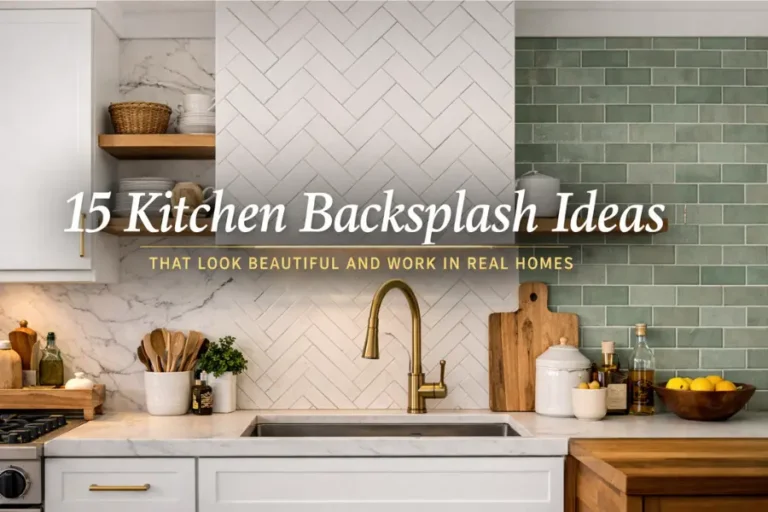 15 Kitchen Backsplash Ideas That Look Beautiful and Work in Real Homes