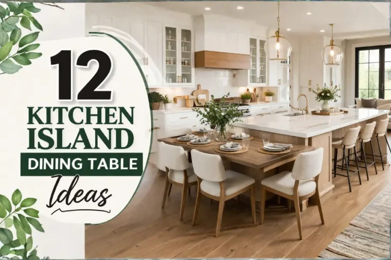 kitchen island dining table ideas Styled to Glow 12 Kitchen Island Dining Table Ideas