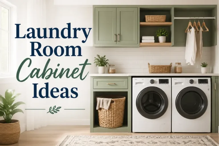 28 Laundry Room Cabinet Ideas That Are Both Smart and Stylish
