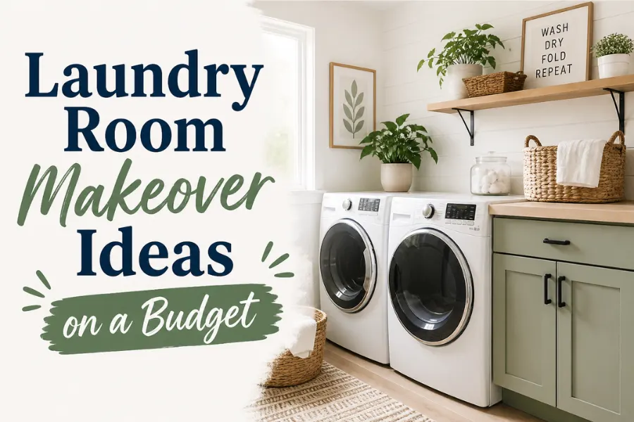 the laundry room makeover on budget