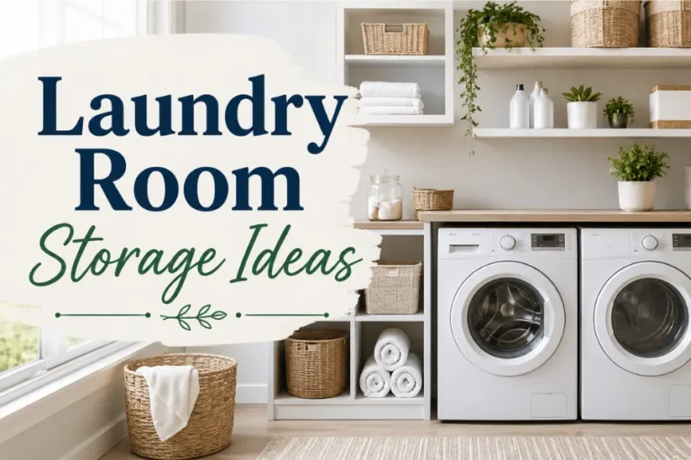 laundry room storage ideas 1 Styled to Glow 23 Laundry Room Storage Ideas That Will Change the Way You Do Laundry