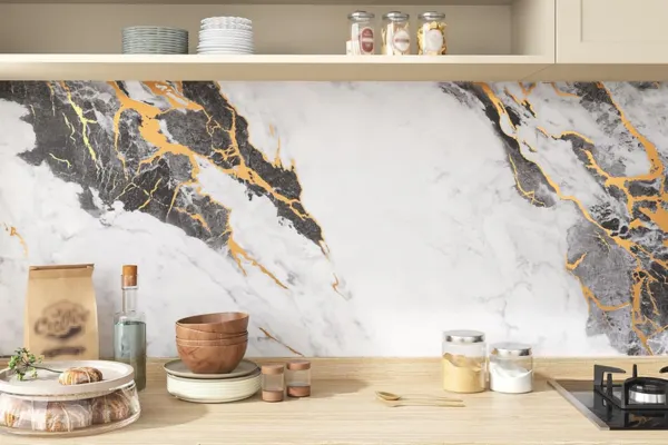 the marble backsplash amazon