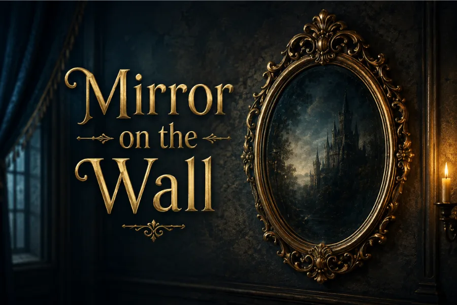 the mirror on the wall