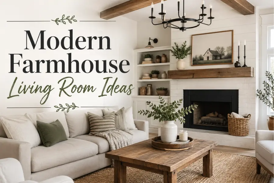 modern farmhouse living room ideas Styled to Glow the modern farmhouse living room ideas