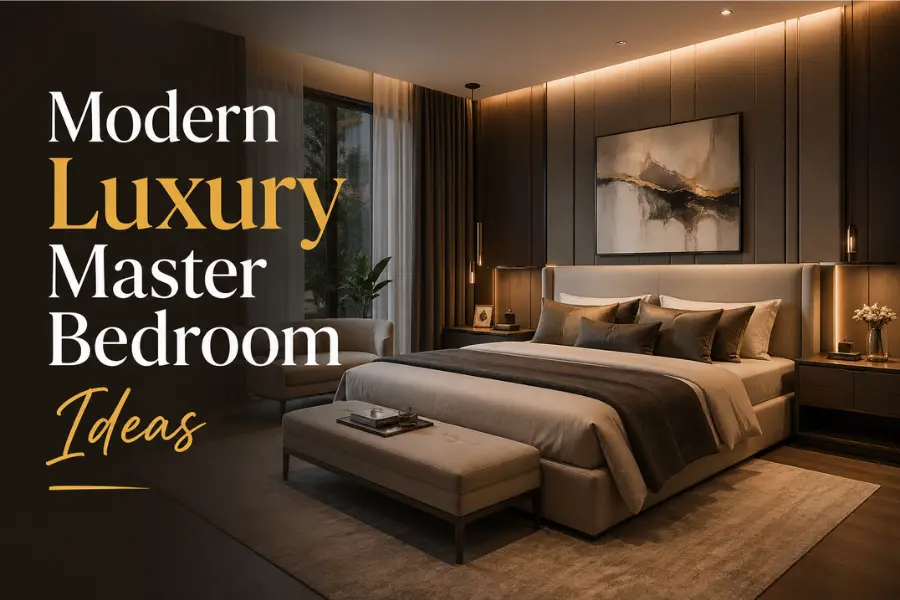 the modern luxury master bedroom ideas