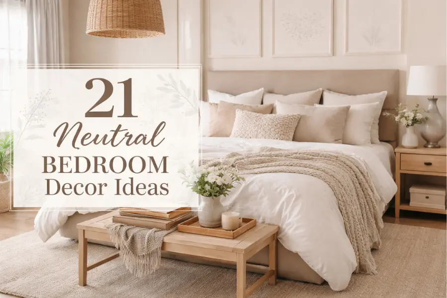 the neutral bedroom decor ideas