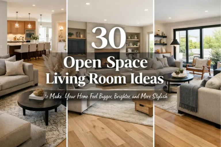 open space living room ideas Styled to Glow 30 Open Space Living Room Ideas to Make Your Home Feel Bigger, Brighter, and Stylish