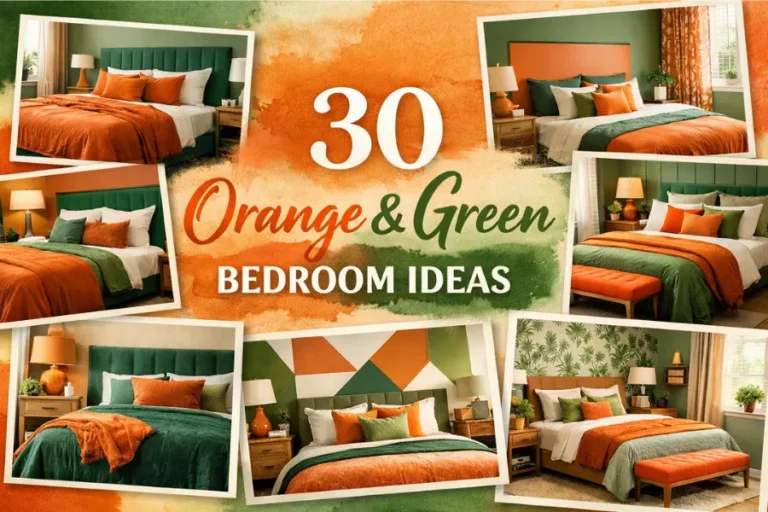 orange and green bedroom ideas Styled to Glow 30 Inspiring Orange and Green Bedroom Ideas to Refresh Your Space
