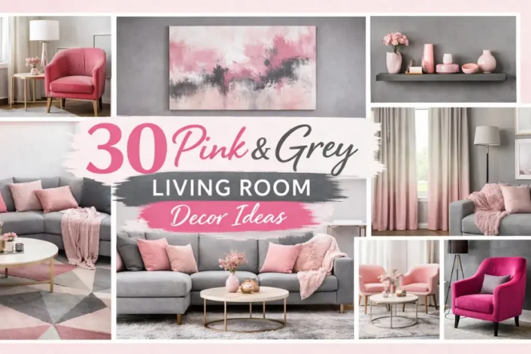 30 Pink and Grey Living Room Decor Ideas: Expert Guide to Stylish Interiors