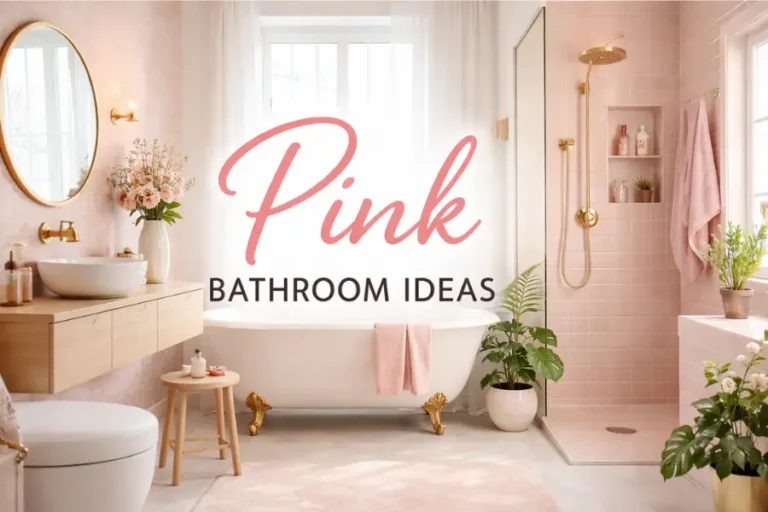 pink bathroom ideas Styled to Glow Embrace the Charm of Pink Bathrooms | 7 Most Popular Ideas