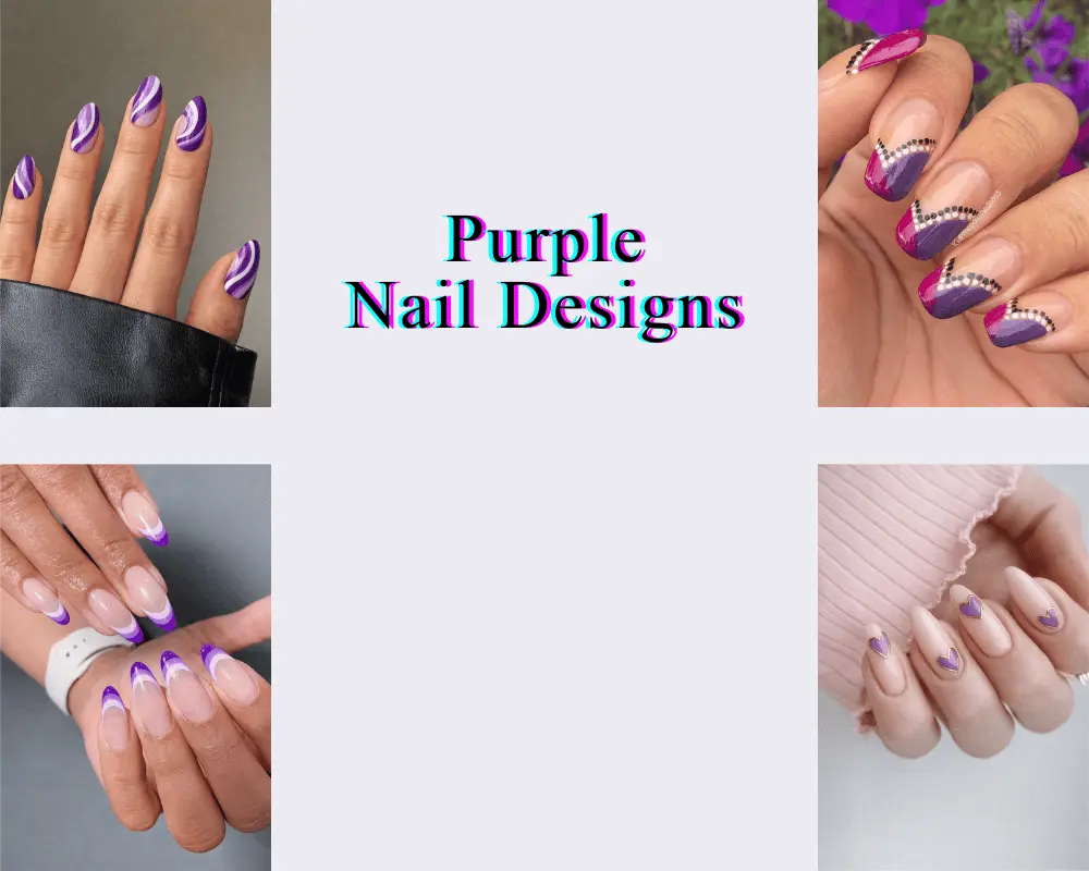 the purple Nail Ideas