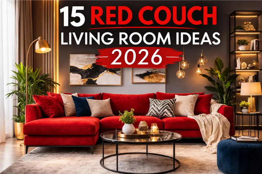 the red couch living room ideas