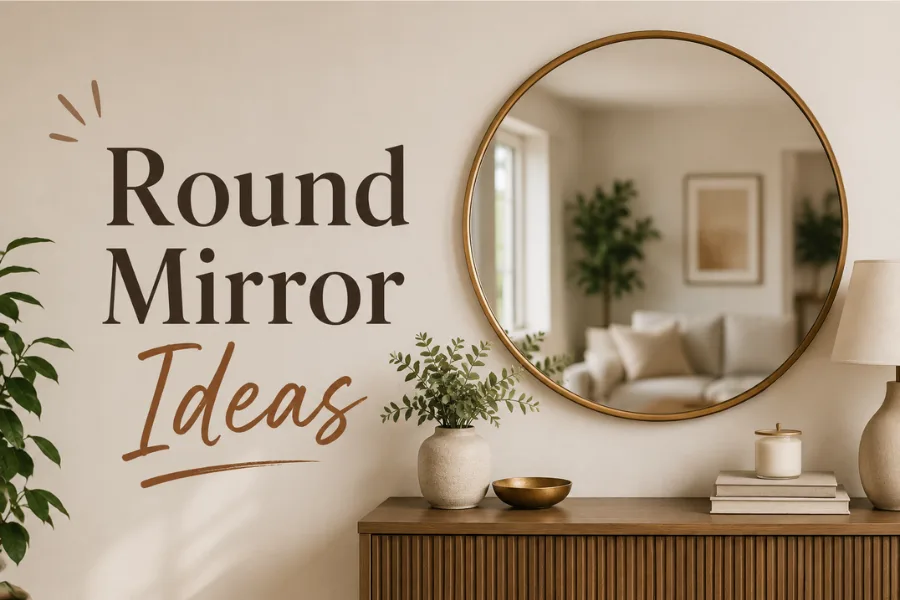 round mirrors Styled to Glow the round mirrors