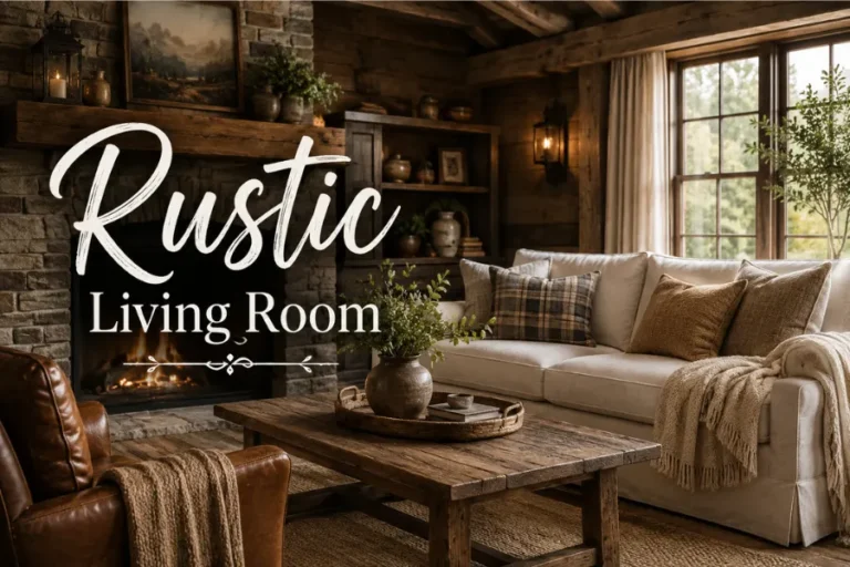 rustic living room Styled to Glow 26 Rustic Living Room Ideas That Actually Work (No Design Degree Needed)