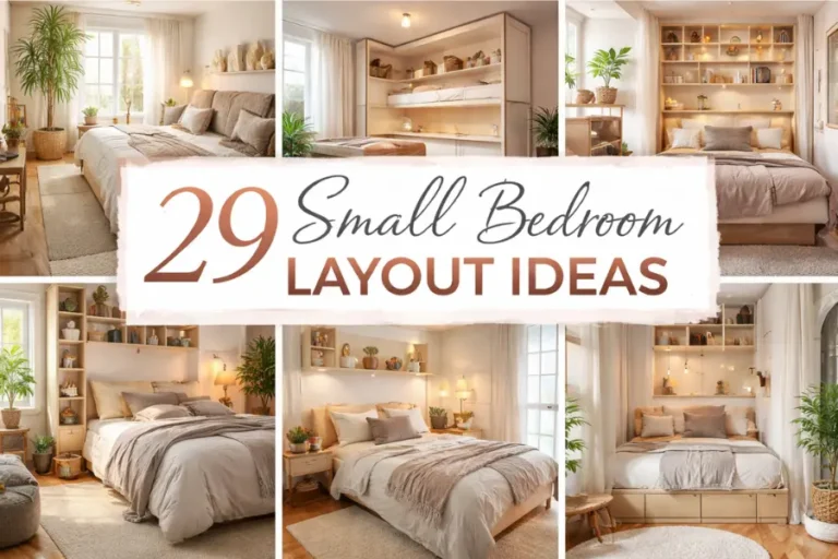 small bedroom layout ideas Styled to Glow 29 Small Bedroom Layout Ideas to Maximize Space and Style