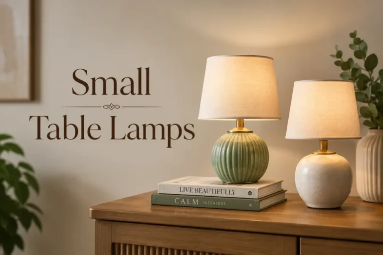 small table lamps Styled to Glow 27 Small Table Lamp Ideas That Will Transform Any Corner of Your Home