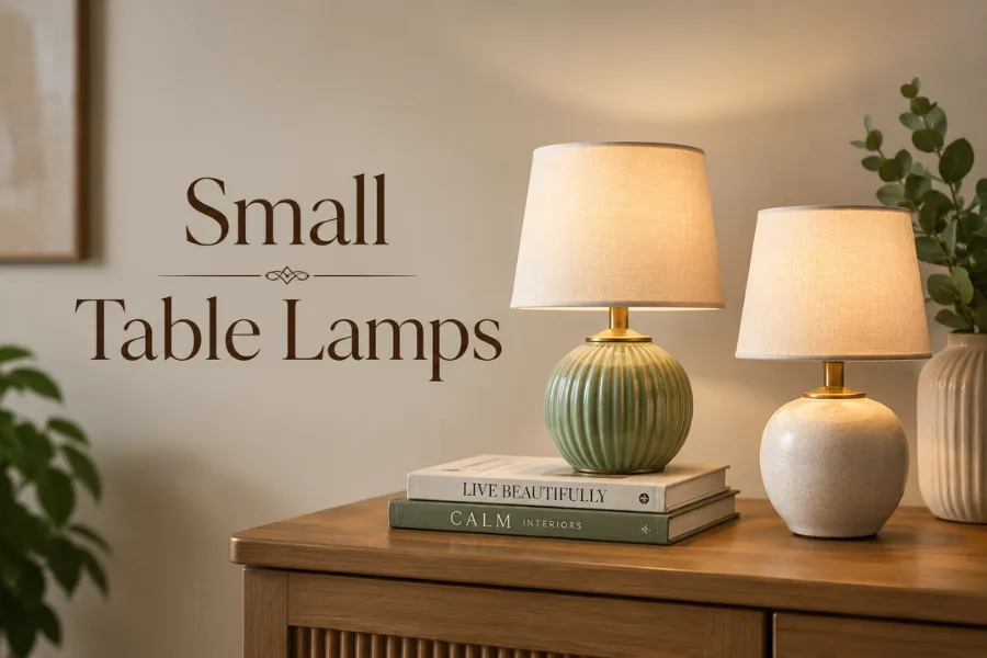 the small table lamps