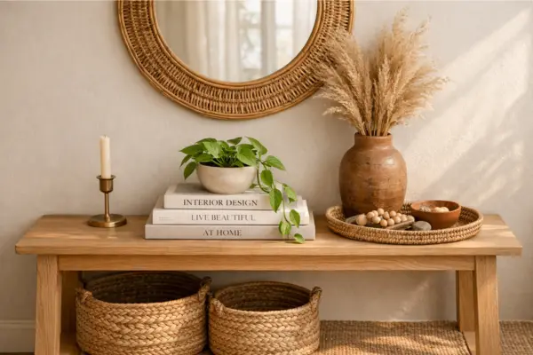 stacked books styling idea Styled to Glow the stacked books styling idea