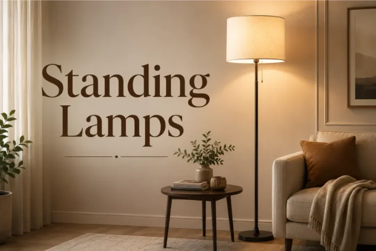 standing living room and bedroom lamps Styled to Glow 28 Standing Lamps That Will Transform Every Room in Your Home