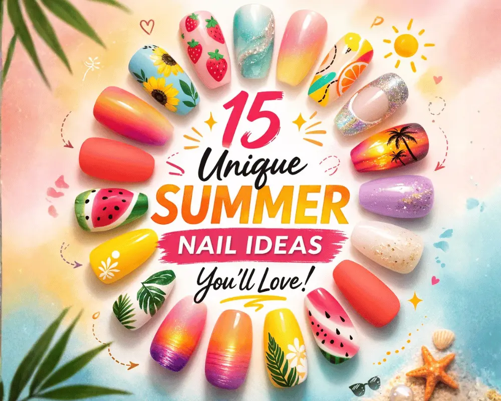 summer nail ideas Styled to Glow the summer nail ideas