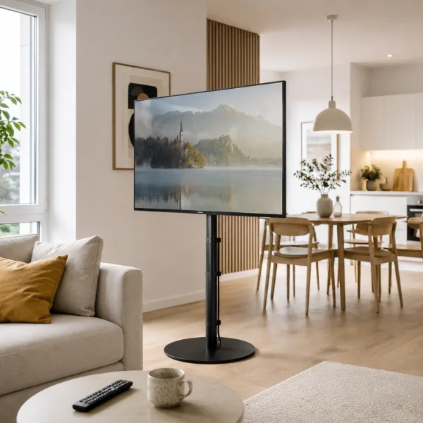 the swivel floor TV stand