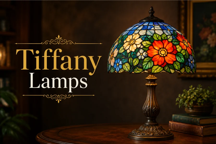 tiffany lamps Styled to Glow the tiffany lamps