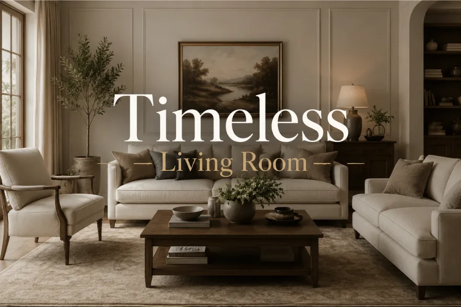 timeless living room Styled to Glow the timeless living room