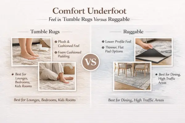 tumble vs ruggable rugs in foot comfort Styled to Glow the tumble vs ruggable rugs in foot comfort