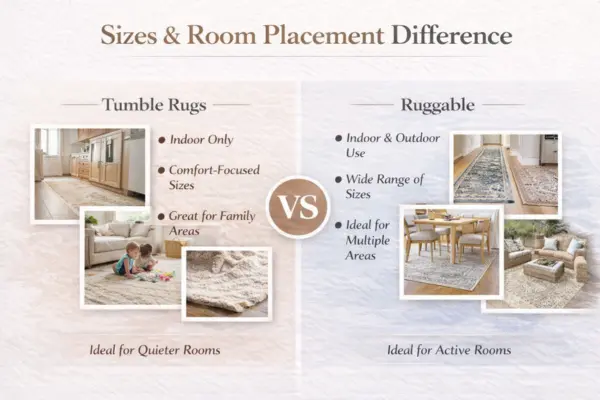 tumble vs ruggable rugs in size and room Styled to Glow the tumble vs ruggable rugs in size and room