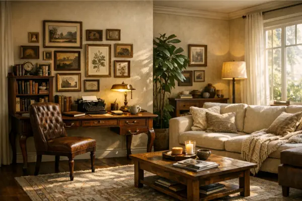 vintage desk office nook Styled to Glow the vintage desk office nook