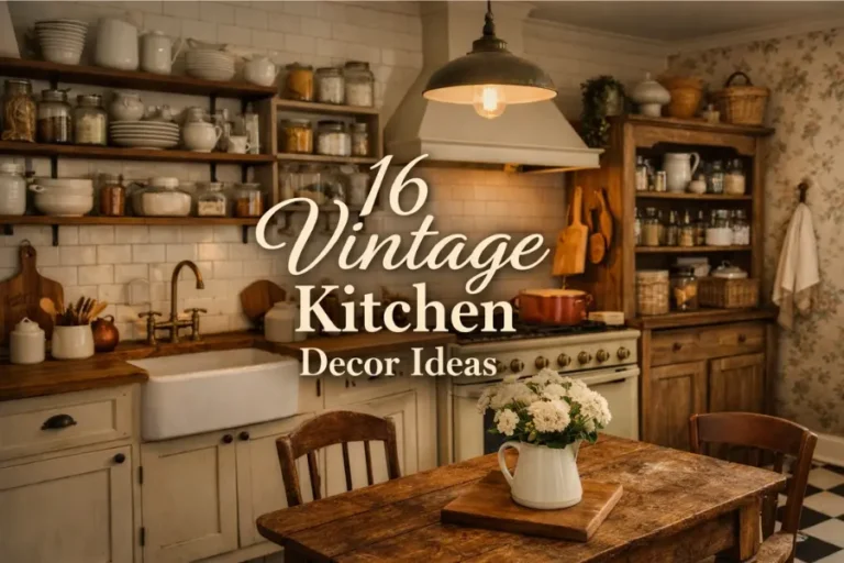 vintage kitchen decor ideas Styled to Glow Vintage Kitchen Decor Ideas That Bring Timeless Charm Into Your Home