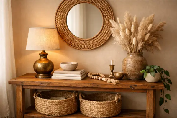 vintage or handmade table lamp styling Styled to Glow the vintage or handmade table lamp styling