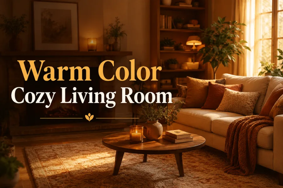 warm color cozy living room ideas Styled to Glow the warm color cozy living room ideas