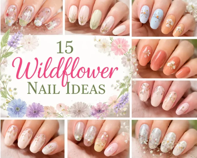 15 Beautiful Wildflower Nail Ideas You Can Easily Try at Home